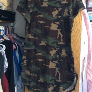 Fashion Nova Camo dress